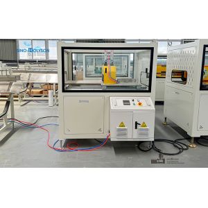 sino holyson HSJZ-65-132 37kw Motor Power WPC Door Frame Production Line / WPC