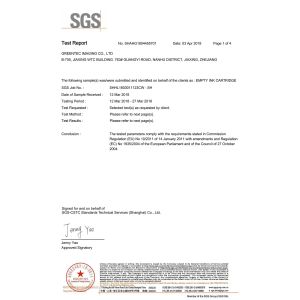 Greentec Imaging Co.,Ltd Certifications