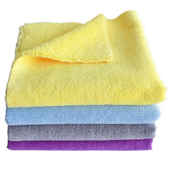 Buy 500gsm Yellow Car Detailing Cloths Towel For Windshield Cleaning at wholesale prices