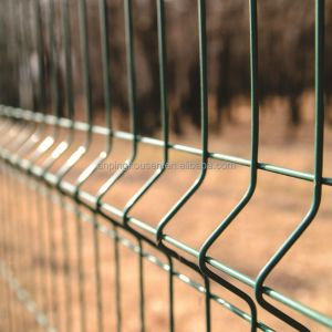 Home Outdoor 3D Curved Welded Wire Mesh Garden Fence for Fence Panel in Metal