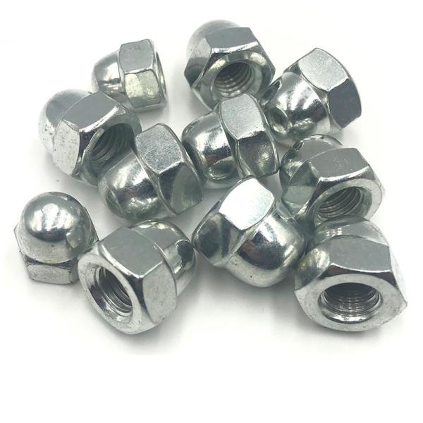 Carbon Steel Black Zinc Plating Ball Head Copper Cap Nut for Heavy-Duty Applications