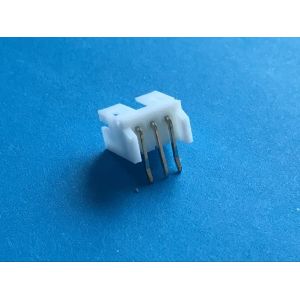 3 Pin 2.0mm Pitch Wafer PCB Mounted Connectors , 90 Degree PCB Power Connector