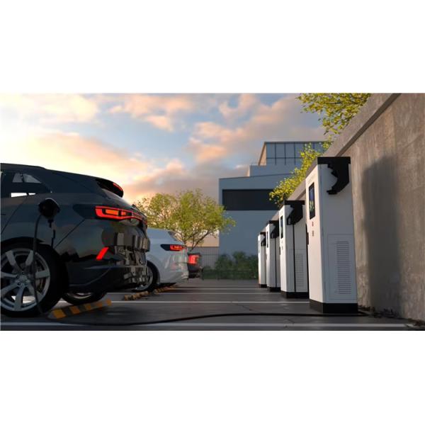 Floor Mounted 60KW Fast EV Charger GBT CCS1 CHAdeMO CCS2 Charging Station