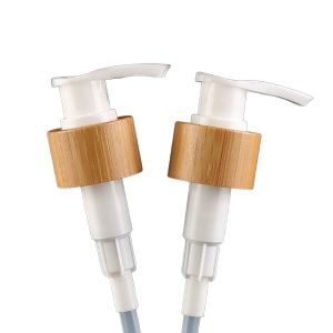 28/410 Bamboo Lotion Dispenser Black White Wooden Soap Dispenser 24/410 Bamboo