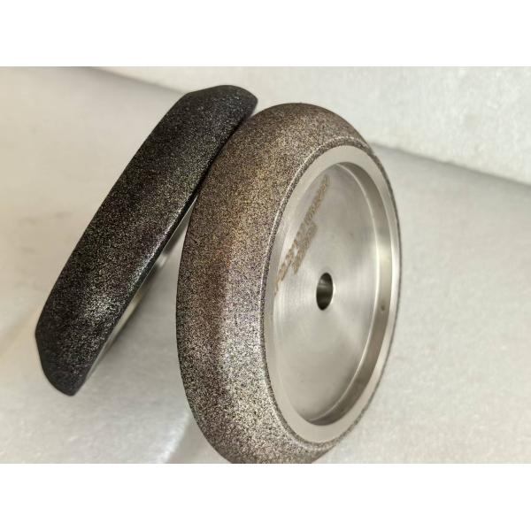 Steel Base Cylindrical CBN Sharpening Wheels For Bandsaw Blade Sharpening Wheel Amber Color