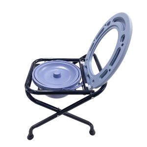 Movable Foldable Disabled Toilet Chair Elderly Pregnant Toilet With Bedpan