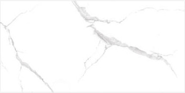 Buy Carrara White Marble Ceramic Tiles Glazed Floor Tile 900 X 1800 Mm Antibacterial at wholesale prices