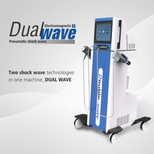 NEW ARRIVAL 2 IN 1 DOUBLE WAVE ELECTROMAGNETIC & PNEUMATIC SHOCKWAVE MACHINE