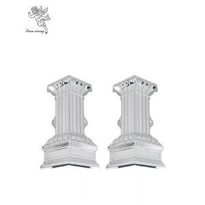 Molded Plastic Coffin Handle Silver Swing European Style TX-G