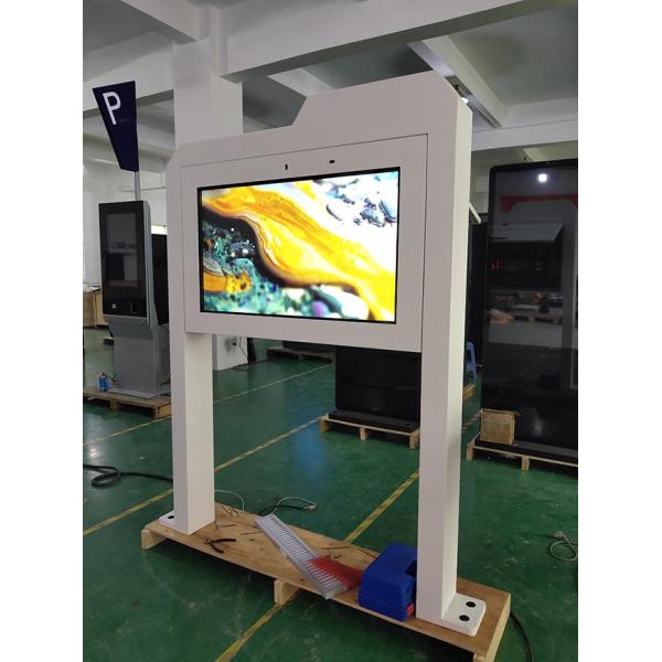 Factory Wholesale Floor Stand Outdoor Capacitive 4K Screen Sunlight Readable Tv Ip55 Exterior Digital Menu Board