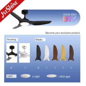 48inch Ceiling Fan 38W with 6 Speed Choice and Low Noise Remote Control