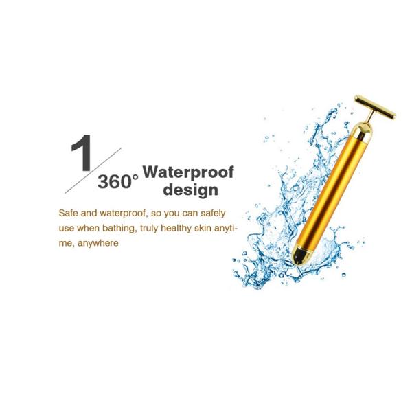 24K Electirc Slimming Face Vibration Beauty Roller Tightening Skin