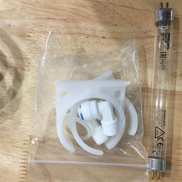 4W 0.25GPM 1/4'' Inlet / Outlet 304 Stainless Steel UV Sterilizer For Drinking Water