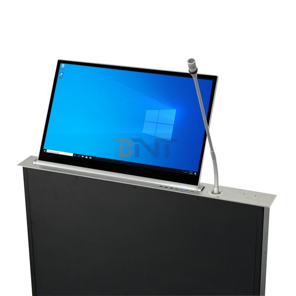 Buy Automatic Motorized Pop-up Screen Lift Mechanism Concealed Computer Monitor Lift Audio System for Board Table for Conferences at wholesale prices