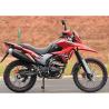 Red Color Dirt Bike Style Motorcycle , High Reliability Small Off Road Motorbike for sale
