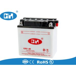 Quality Conventional Dry Cell Motorcycle Battery , 12v Motorbike Battery Corrosion Resistant for sale