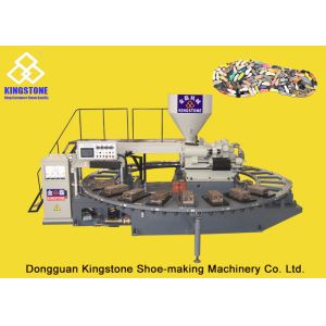 Quality Full Automatic Rotary PVC Sole Making Machine Single Color Outsoles For Sport Shoes for sale