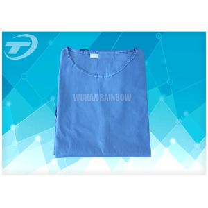 18-40G / M2 Disposable Medical Gowns Nonwoven With Knitted Cuff