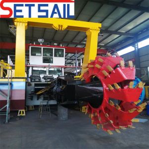Rexroth Hydraulic System Portable Bucket Wheel Sand Dredger for Smooth Dredging