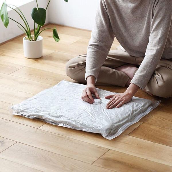 70 To 100 Microns Vacuum Seal Bags For Clothes With Pump For Mattress Foldable