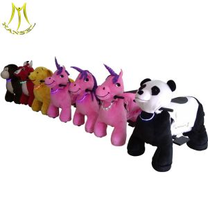 Hansel amusement playground electric animal battery motorized plush ride