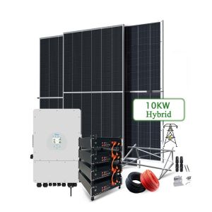 Roof Mounting 3kw 4kw 5kw 8kw 10kw Complete Set Hybrid Solar Energy System Kit