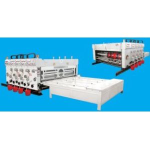 Auto Chrome Carton Making Machine 60pcs/min With Chain Feeding Model For