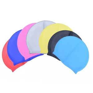 Logo Printed Swimming Cap Silicone Household Items