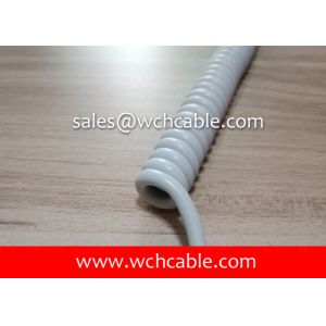 Quality UL20254 Gas Resistant TPU Sheathed Spiral Cable for sale
