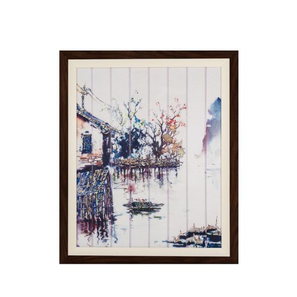 Buy Washable Chinese Style Ribbon Painting Handmade Eco Friendly Easy To Hang at wholesale prices