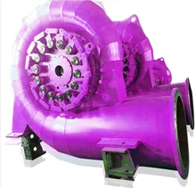 Low Speed Rotation Hydro Turbine Runner With Adjustable Blade Type Within
