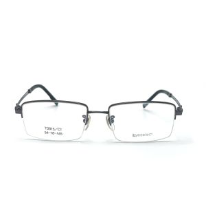 TD015 Titanium Frame with Semi-rimless Eye Style
