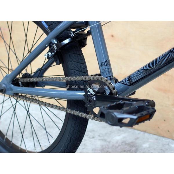 20" Gold Color BMX Street Bike for Kids Wellgo Aluminium Pedals and Hi-Ten Steel Frame