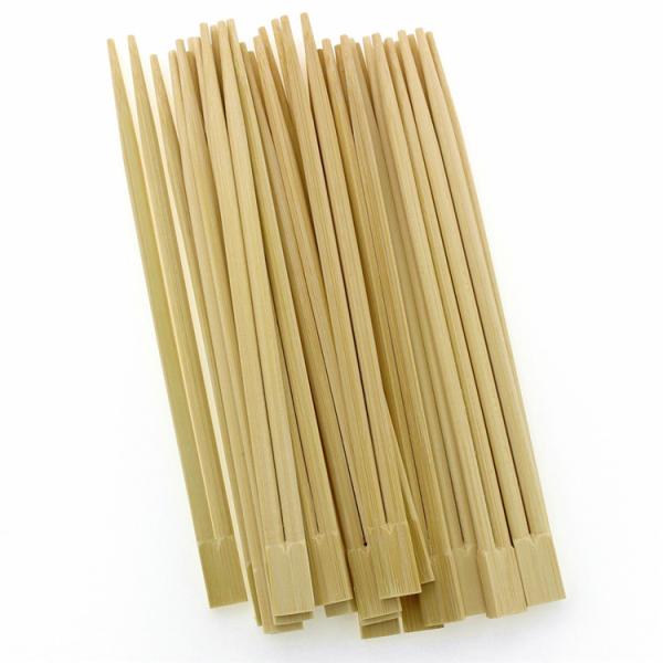 Buy Square Natural Mao Bamboo disposable Chopsticks With Plastic Sleeve at wholesale prices