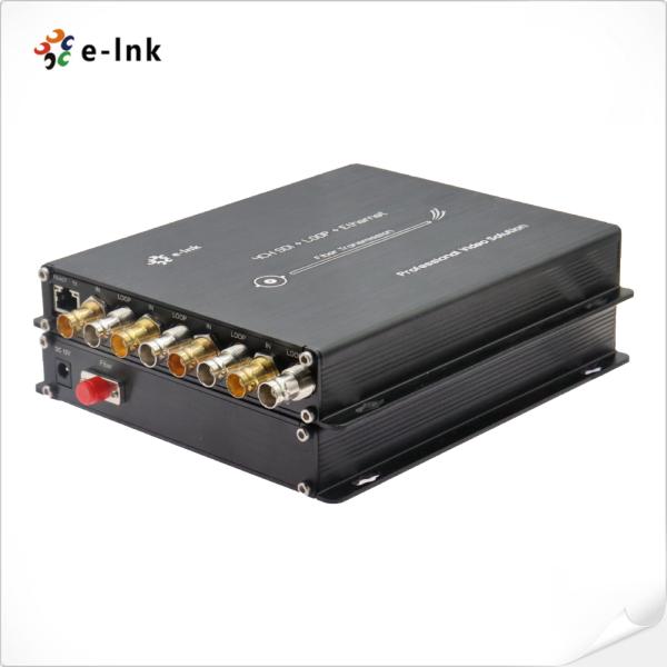 Buy 4-Channel 3G-SDI Fiber Converter with Ethernet at wholesale prices