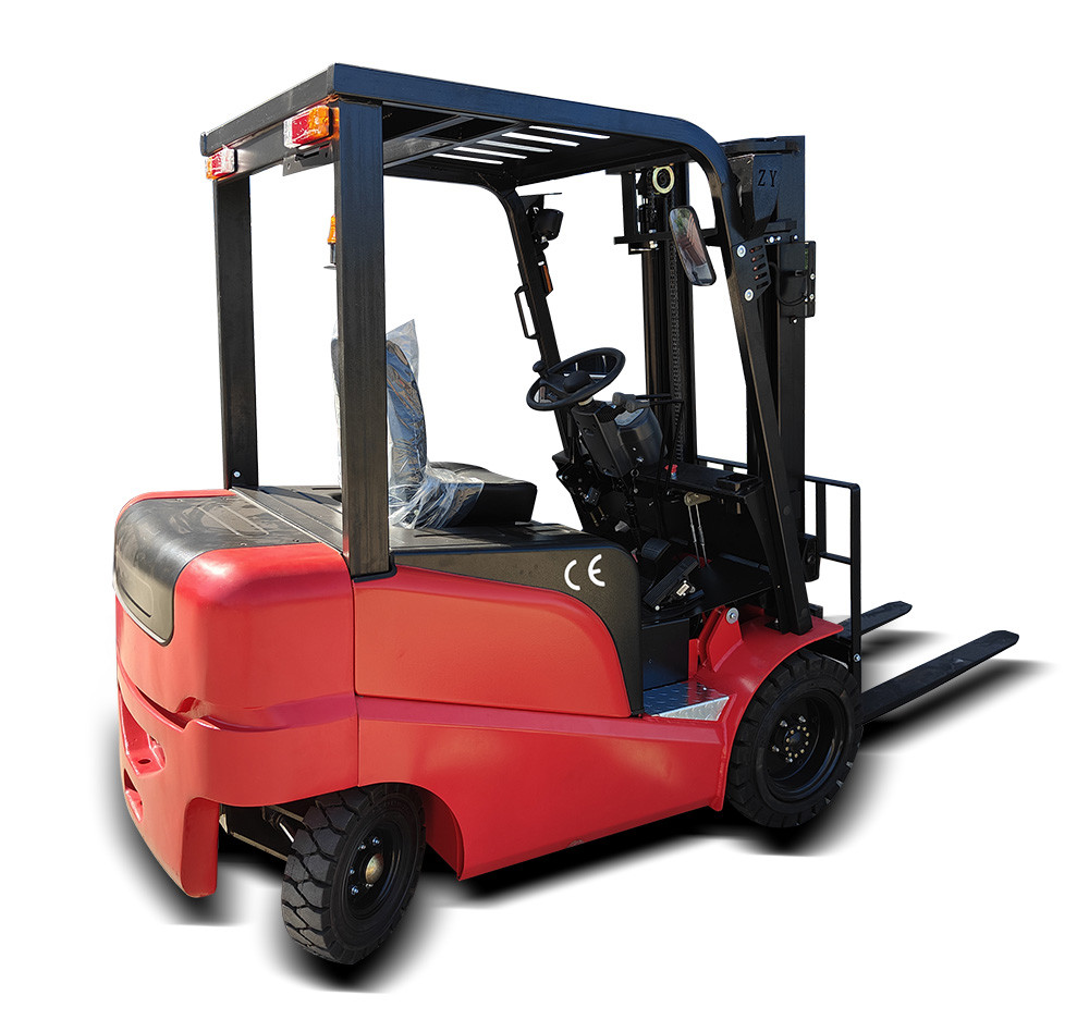 Quality Durable 3meters 3tons Four Wheels Full Electric Forklift Suitable for large tonnage and high lifting with CE certificate for sale