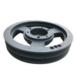 Transmission Ductile Cast Iron V Belt Pulley Shoot Blasting Surface
