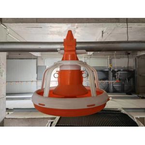 Silver Round Poultry Nutrition Basin Easy to Clean