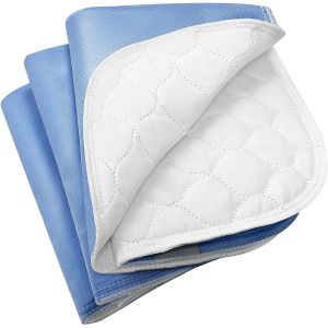 Reusable Incontinence Protection with Plain Woven Microfiber Washable Adult Bed