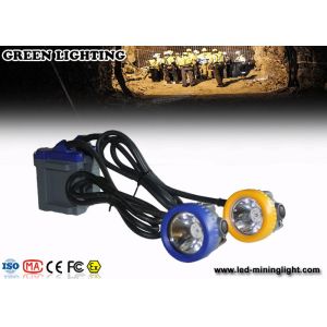 Rechargeable 6.6Ah Battery Coal Mining Lights with PC Bezel and Headlamp Housing