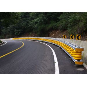 Traffic Safety Highway Steel Roller Guardrail Barrier Galvanized
