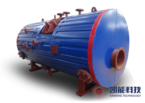 1200KW Gas Engine Waste Heat Recovery Steam Boiler Horizontal Exhausted