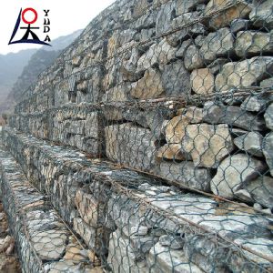 Hexagonal Gabion Baskets Rock Wall Metal Stone Cage Protection Netting