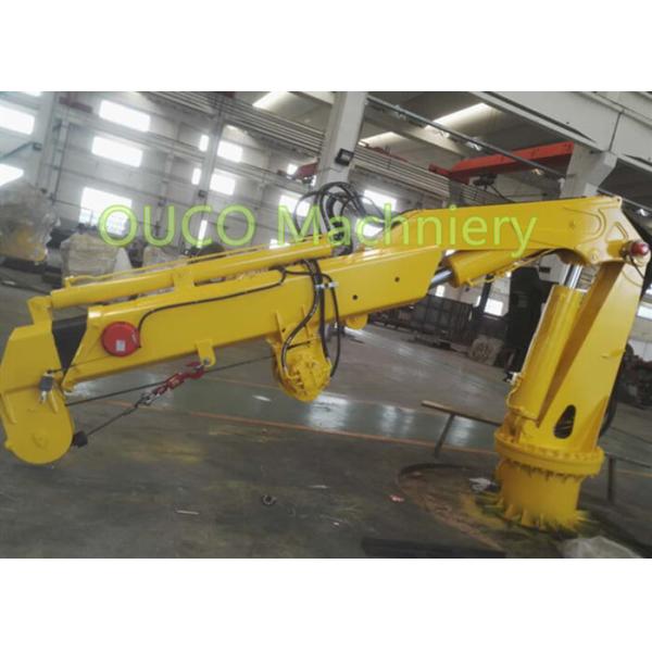 Buy Pedestal Mounted Ship Crane Hydraulic Folding Crane Custom Design Operate Conveniently at wholesale prices