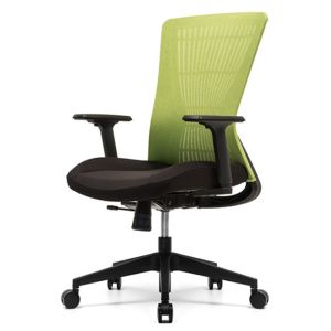 100mm-70mm Mesh Conference Chair Adjustable Height Nylon Fixed Armrest