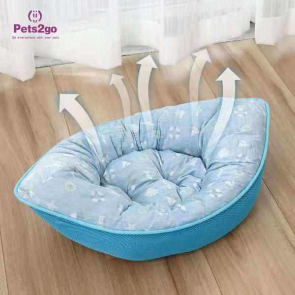 Round Odm Faux Fur Pet Bed Mat For Small Dogs