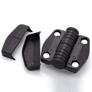 Plastic Butterfly Door Hinges Black Rotate 90 Degrees