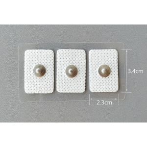 china adhesive round disposable ecg electrodes pads ecg chest electrode3 lead