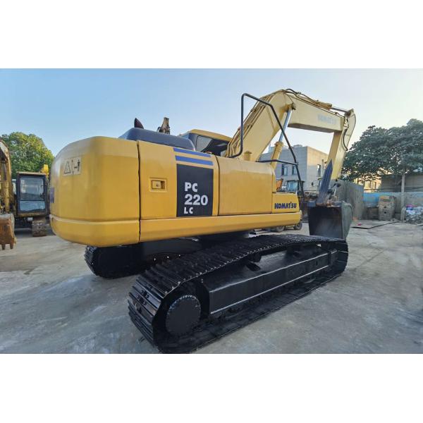 Surplus Used Hydraulic Komatsu PC220 Excavator With Aircon Unit