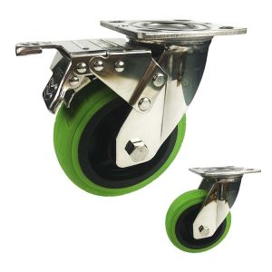 8 Inch 300kg Loading Heavy Duty Industrial Casters 304SS